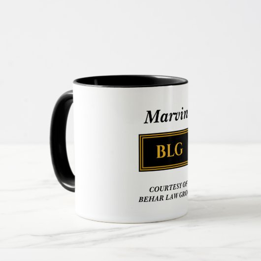 Furrever パーソナライズされた Office企業の Coffee Mug: マグカップ (正面左)