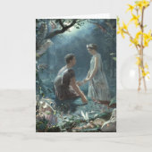 Furries:シェイクスピアの真夏の夜の夢 カード (黄色い花)