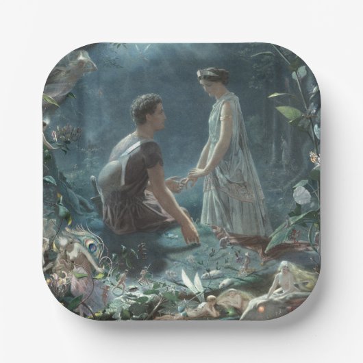 Furries:シェイクスピアの真夏の夜の夢 ペーパープレート (正面)