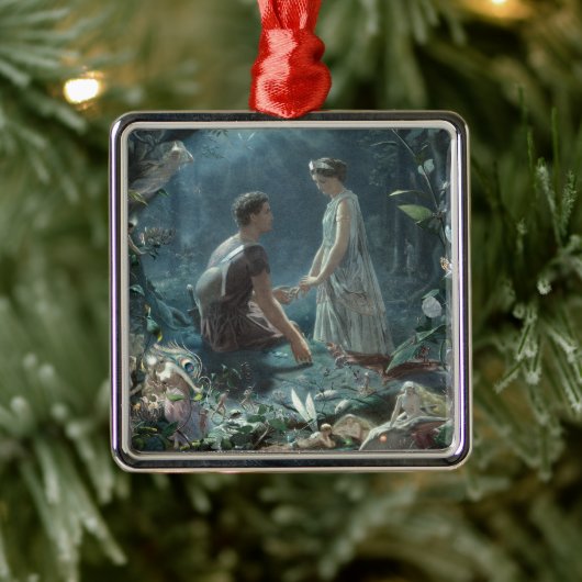 Furries：シェイクスピアの真夏の夜の夢 メタルオーナメント (ツリー)