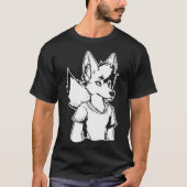 Furries FursonaコスプレFurry Fandom Tシャツ (正面)