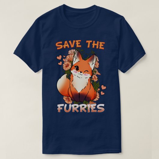 Furries I Fandom救コスプレイ Tシャツ (デザイン正面)