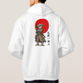 FURRONIN | 浪人猫戦士 パーカ (裏面)