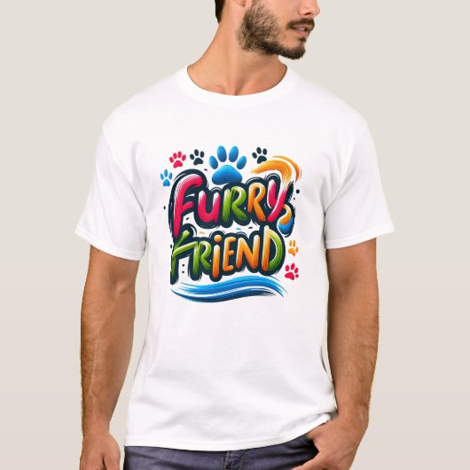 FurryフレンドD1 Tシャツ (正面)