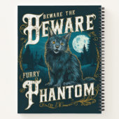 Furry幽霊に注意：ハロウィーン物語 ノートブック (裏面)