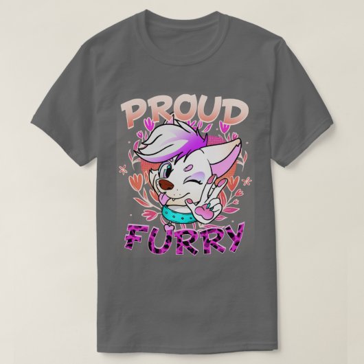 Furry コスプレ ファンダム 6 - 自慢の I Furries Tシャツ (デザイン正面)