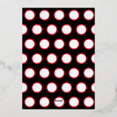 Furry and Bright Christmas Dogの写真 箔シーズンカード (裏面)