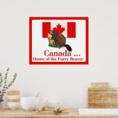 Furry Beaverポスター ポスター (キッチン)