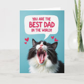 Furry Best Dad Greeting Card カード (正面)