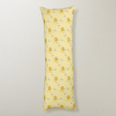 Furry Brown Bunnies Among Daffodils ボディピロー (裏面 (縦))