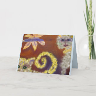 Furry Catsノートカフレンドリーード カード