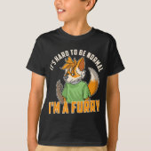 Furry Fandom - Furries Fursona Fursuit Tシャツ (正面)
