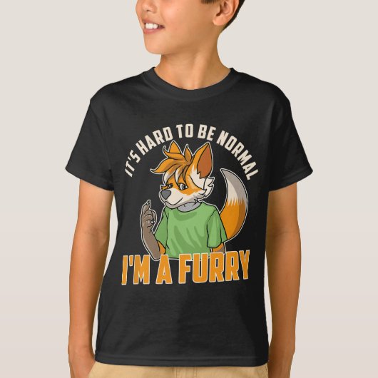 Furry Fandom - Furries Fursona Fursuit Tシャツ (正面)