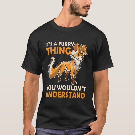Furry Fandom - Furries Fursona Fursuit Tシャツ (正面)