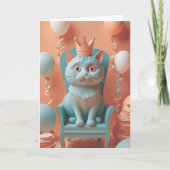 Furry Feline Birthday Bash カード (正面)