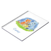 Furry Friends Cookiesスパイラルノートブック ノートブック (左側)