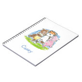 Furry Friends Trio Spiralノートブック ノートブック (左側)