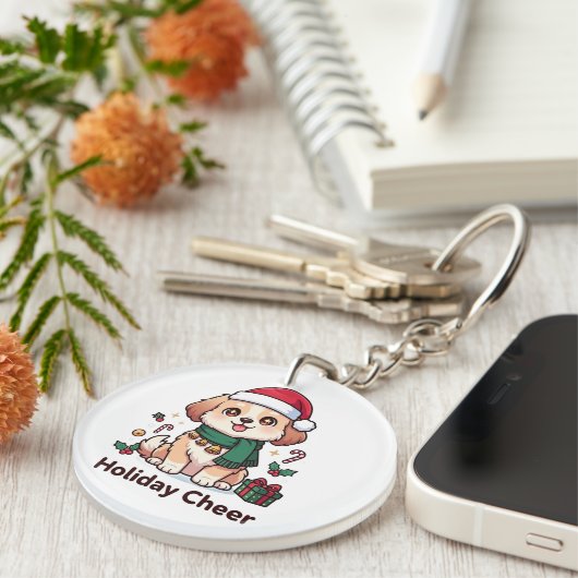 Furry Holiday Cheer キーホルダー (正面右)