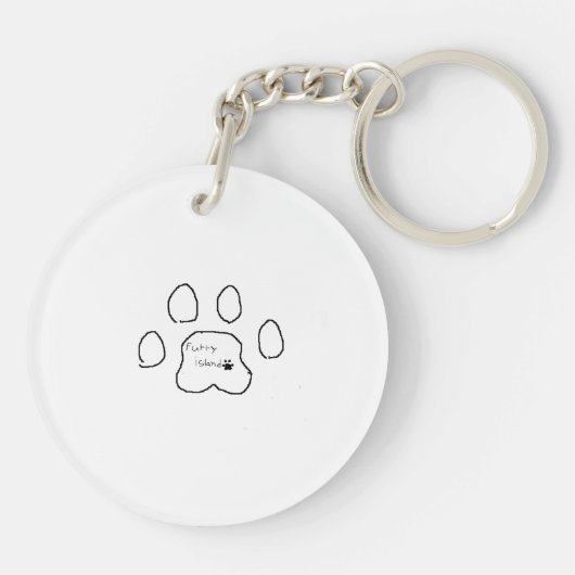 furry island fox and furry island mark key ring キーホルダー (裏面)