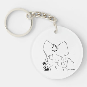 furry island fox and furry island mark key ring キーホルダー