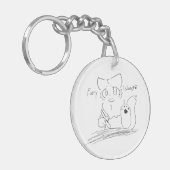 furry island fox and furry island mark key ring キーホルダー (正面左)