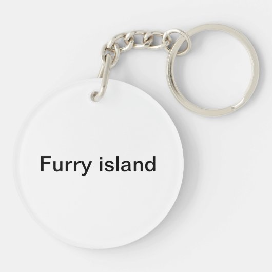 furry island fox and furry island mark key ring キーホルダー (裏面)