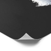 Furry Joy:エンジェルウィングマルチーズ犬の子犬ギフト ポスター (角)