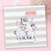 Furry Love Cat Coule Be Mine Valentine's Day シーズンカード