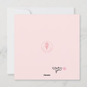 Furry Love Cat Coule Be Mine Valentine's Day シーズンカード (裏面)