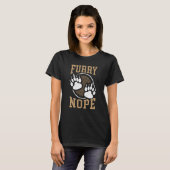 Furry Nope Bear Wildlife Animal Bear  1 Tシャツ (正面フル)
