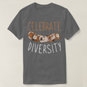 Furry Potato Cute Guinea Pig Celebrate Diversity  Tシャツ (デザイン正面)