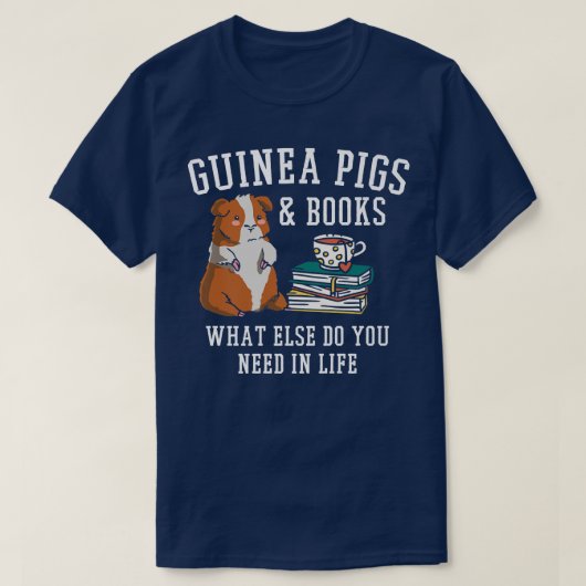 Furry Potato Guinea Pigs & Books What Else Do You Tシャツ (デザイン正面)