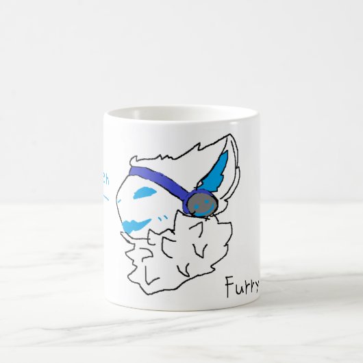 furry protogen mug コーヒーマグカップ (中央)