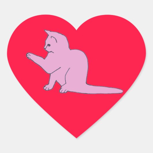 Furry Valentineスタンプ ハートシール (正面)