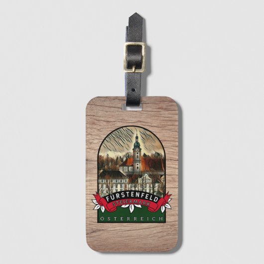 Fürstenfeld Österreich Steiermark Souvenir  ラゲッジタグ (正面縦)