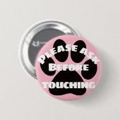 fursuitingボタンを頼んで下さい 缶バッジ (正面&裏面)