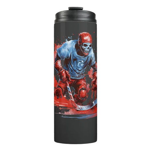 Fury凍ってい: Ice Hockey Skeleton Tee タンブラー (正面)