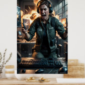 Fury in the Firestorm Gaming Room Poster ポスター (キッチン)