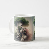 fusão homem e natureza コーヒーマグカップ (正面左)