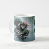 fusão homem e natureza コーヒーマグカップ (正面左)