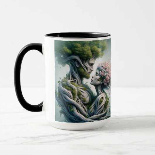 fusão homem e natureza マグカップ (左)
