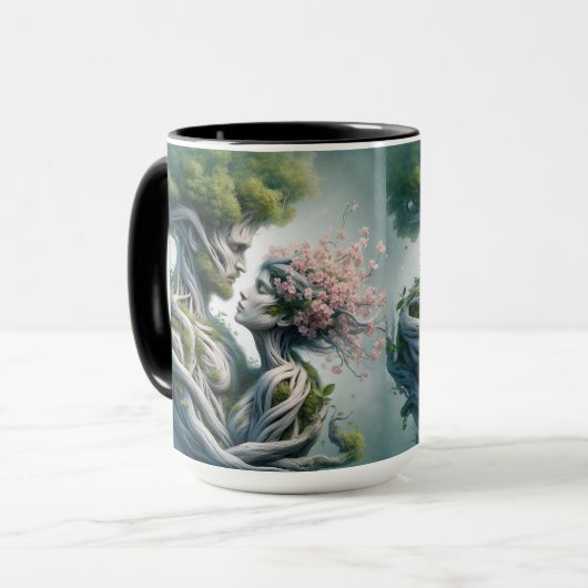 fusão homem e natureza マグカップ (正面左)