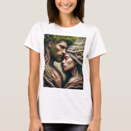 fusão homem e natureza tシャツ