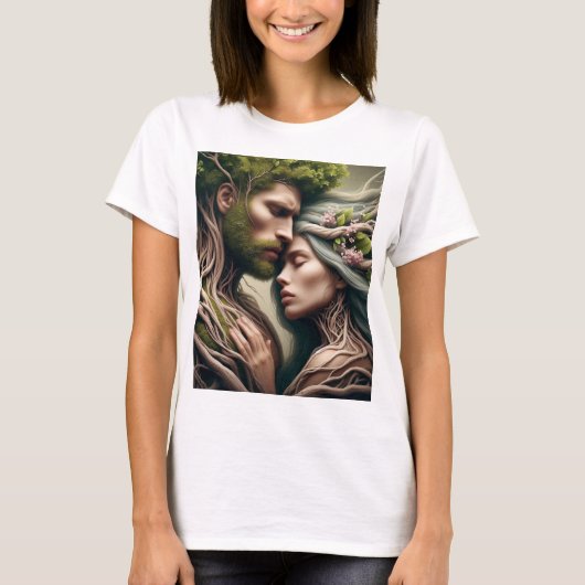 fusão homem e natureza tシャツ (正面)