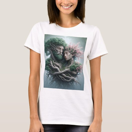 fusão homem e natureza tシャツ (正面)