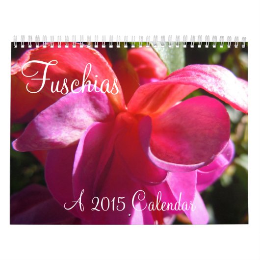 Fuschias 2015年II カレンダー (カバー)