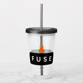 FUSE CUP W/ LID & STRAW アクリルタンブラー
