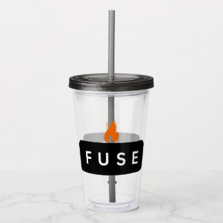 FUSE CUP W/ LID & STRAW アクリルタンブラー