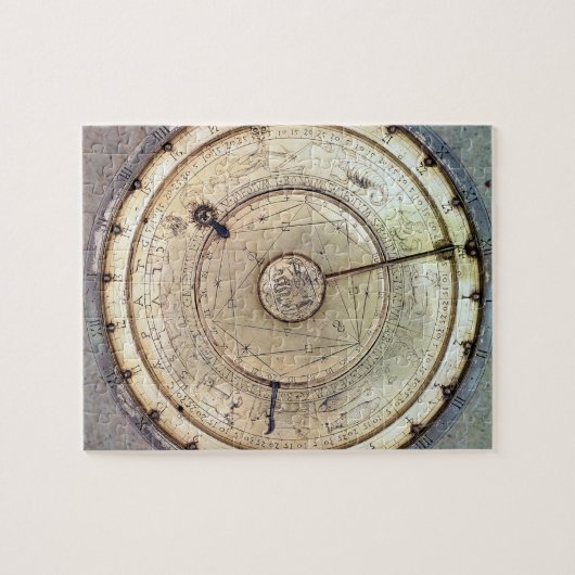 fusee、眺めが付いている最初の春によって運転される時計の ジグソーパズル (横)