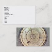 fusee、眺めが付いている最初の春によって運転される時計の 名刺 (正面/裏面)